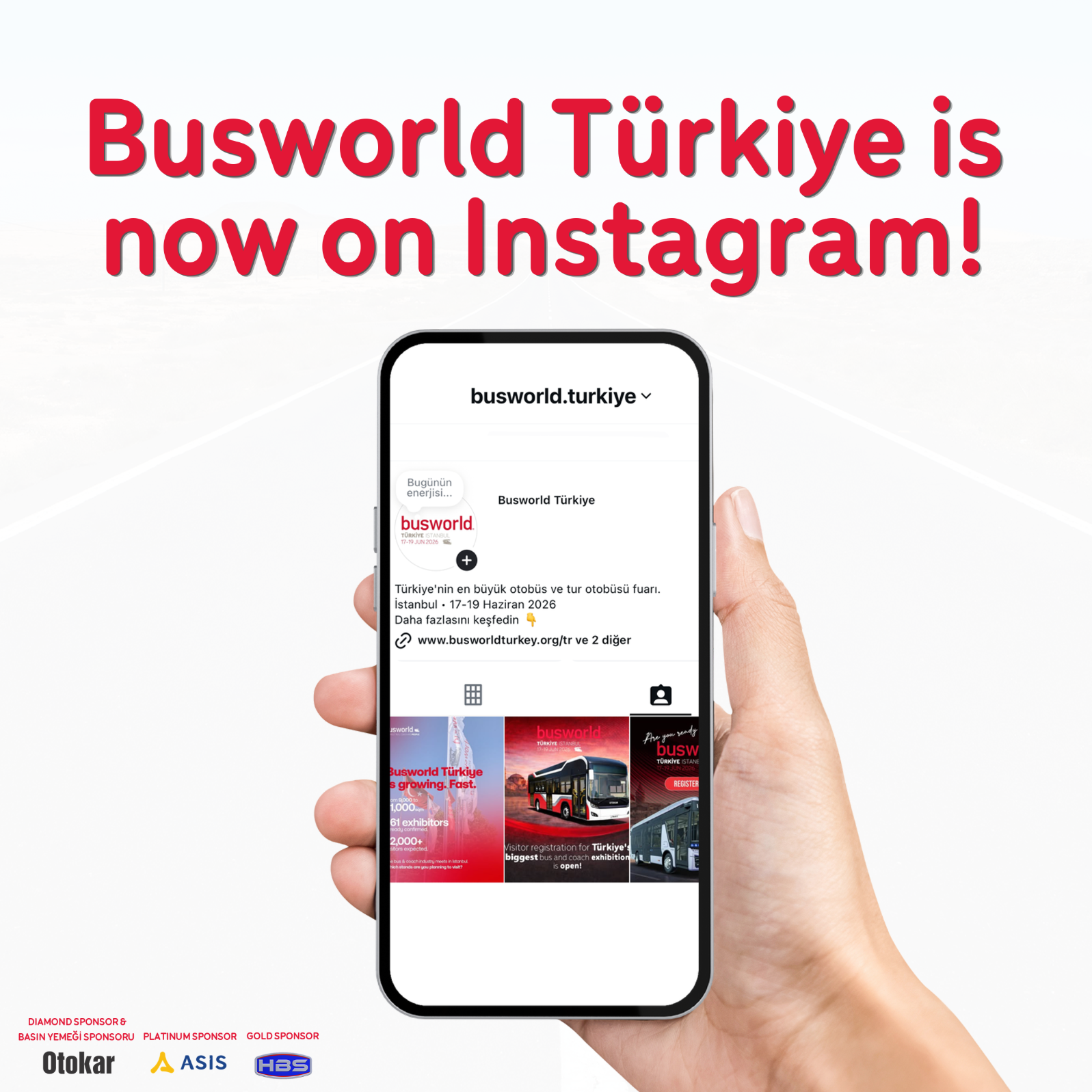 Busworld Türkiye Instagram visual